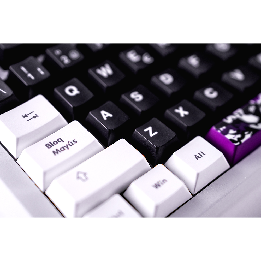 TECLADO INALAMBRICO 9Z GHOUL BLANCO