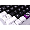 TECLADO INALAMBRICO 9Z GHOUL BLANCO