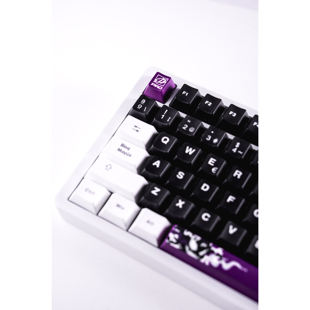 TECLADO INALAMBRICO 9Z GHOUL BLANCO