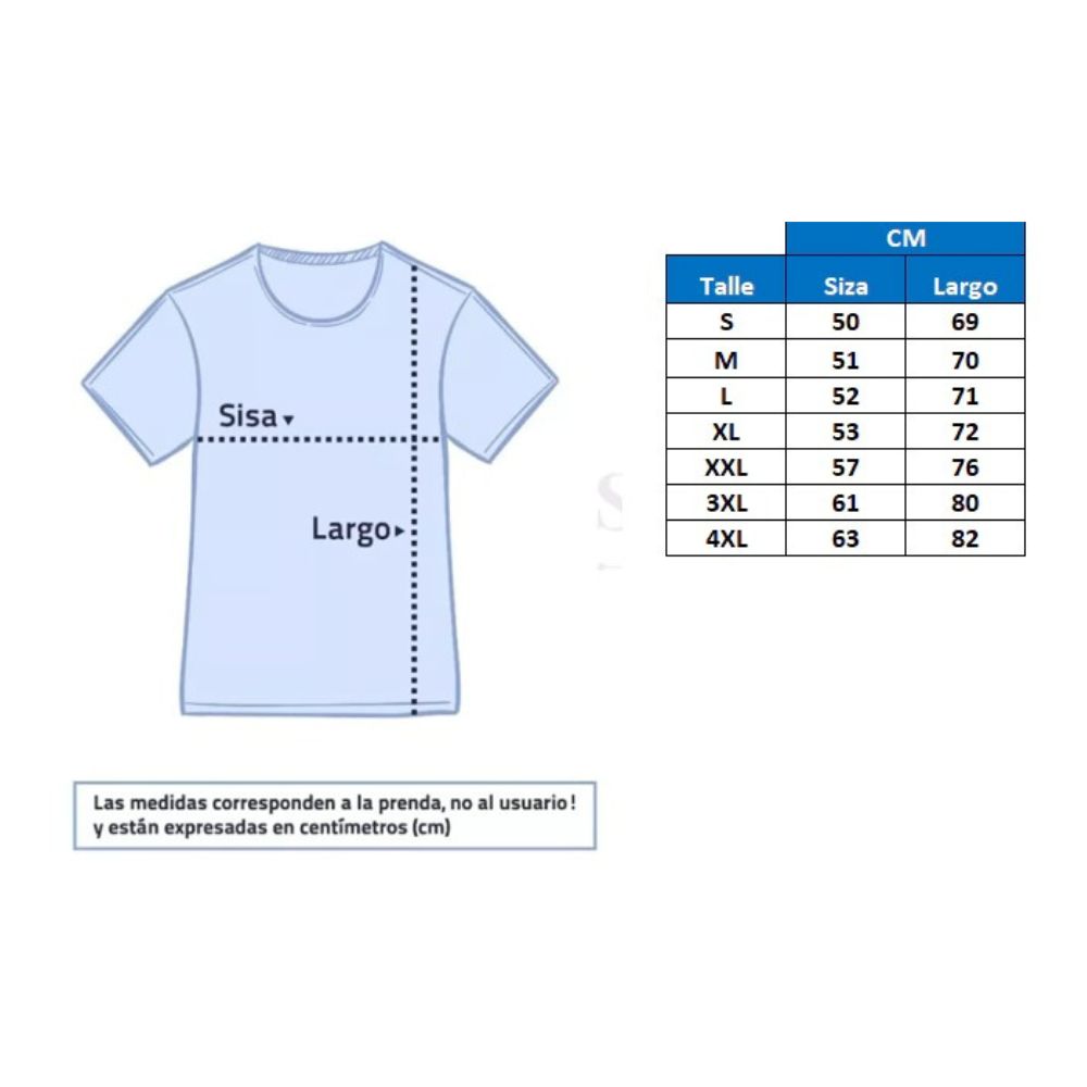 Camiseta 9Z Edición 2025 Talle 4XL - Negra