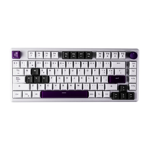 [WGTMK2301-W] Teclado Inalámbrico 9Z Ghost Blanco